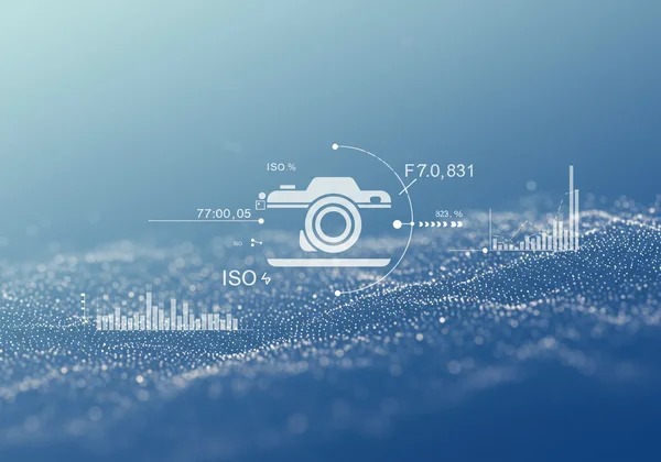 Visualizing EXIF data as a digital blueprint for a photo