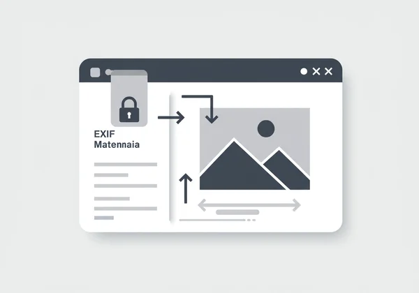 Secure browser processing of EXIF data locally